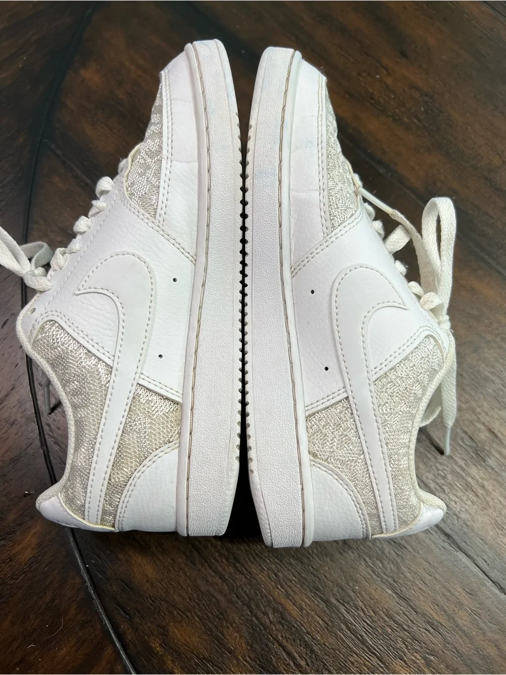 Nike Court Vision White Lace “Wedding Shoe” Women’s Size 6.5